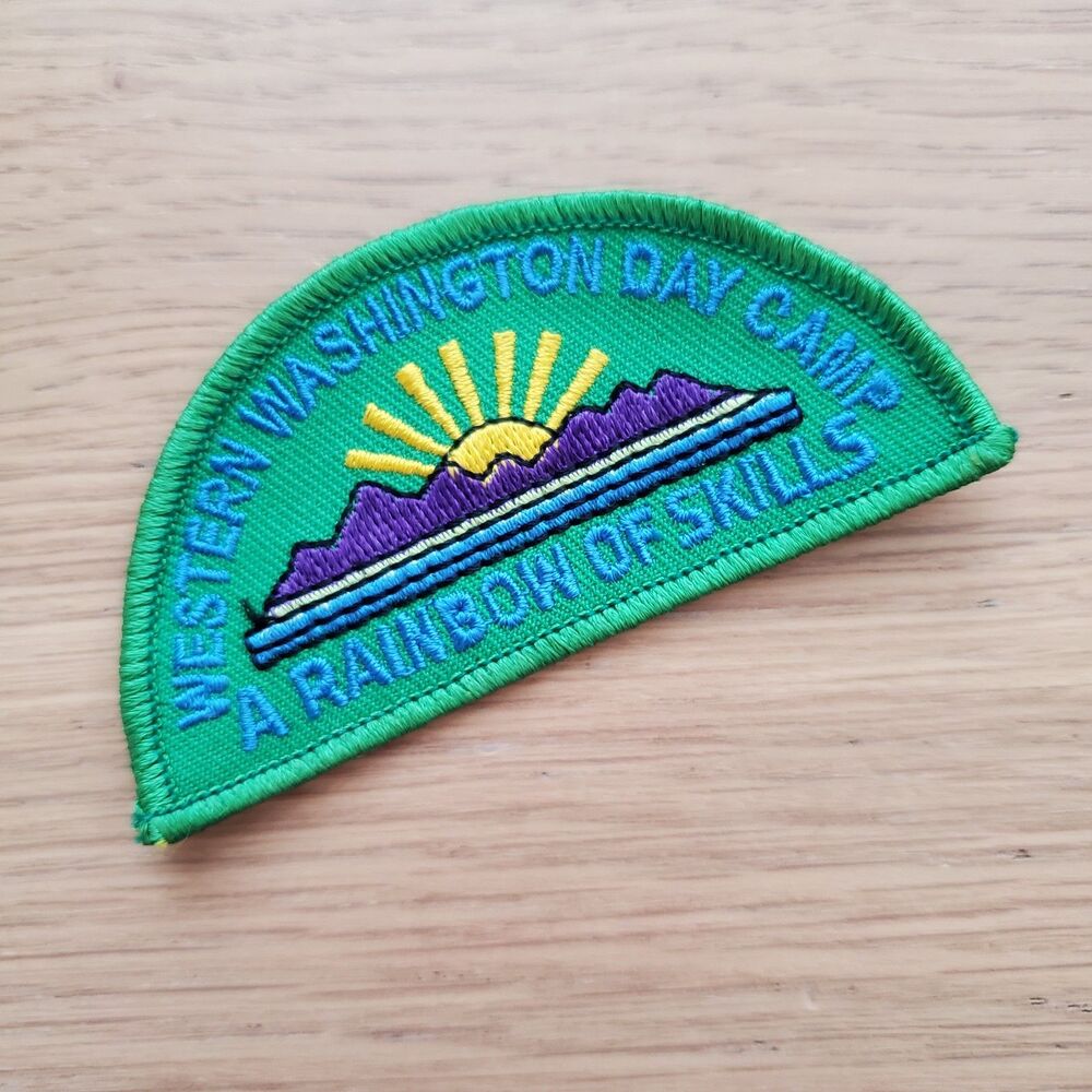 Vintage Girl Scouts Western Washington Day Camp Patch